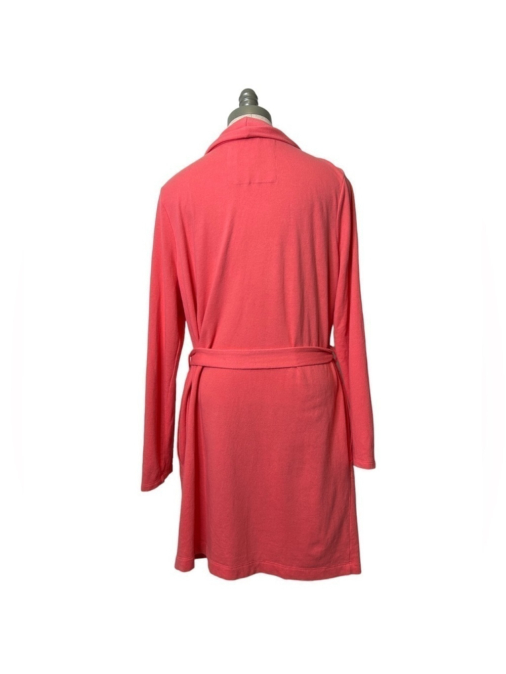 Lucky Brand Women’s Y2K Vintage Coral Long Sleeve Cotton Blend Boho Robe XL - Picture 7 of 10